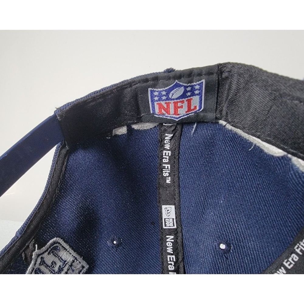 Dallas Cowboys New Era Blue Adjustable Snapback Hat Side Split NFL Football Cap - Picture 8 of 9